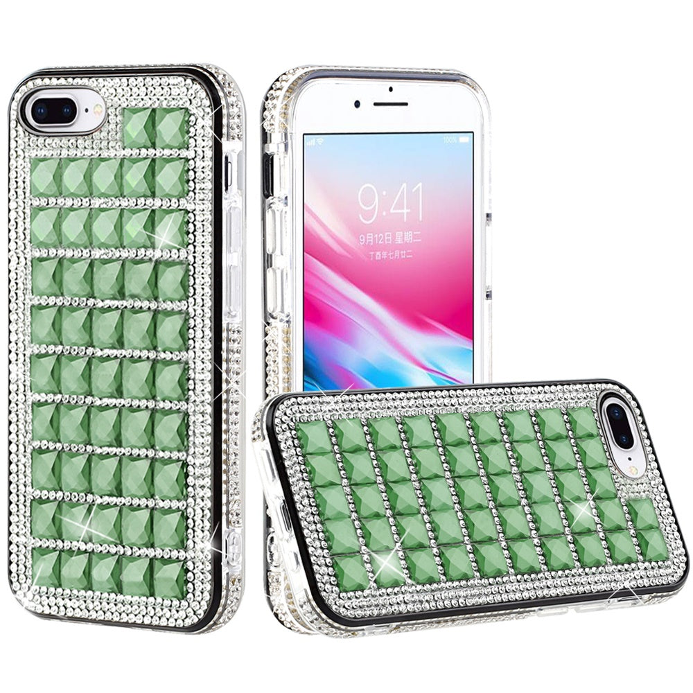 For Samsung Galaxy A53 5G Fashion Luxury 3D Bling Diamonds Rhinestone Jeweled Shiny Crystal Hybrid TPU Bumper Hard  Phone Case Cover