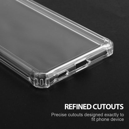 For Samsung Galaxy S23 /Plus /Ultra Air Armor Designed Transparent Hybrid Shock-Absorbing Corners Soft TPU + Hard Frame  Phone Case Cover