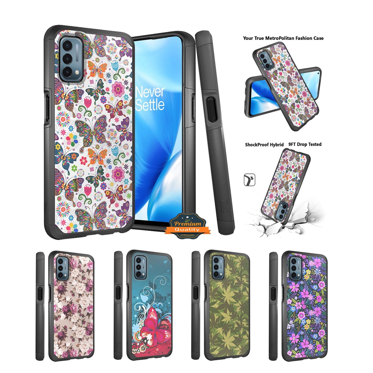 For TCL 20 XE Graphic Design Pattern Hard PC & Soft TPU Silicone Protection 2in1 Hybrid Shockproof Armor Rugged Bumper  Phone Case Cover