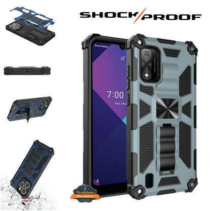 For Motorola Moto G Stylus 5G 2021 Built in Magnetic Kickstand, Military Hybrid Bumper Heavy Duty Dual Layers Rugged  Phone Case Cover
