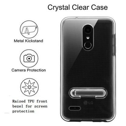 For LG K10 (2018)/K30 (X410)/Premier Pro/Harmony 2/Phonenix Plus Hybrid Armor Defender Rubber Hard PC Cover  Phone Case Cover