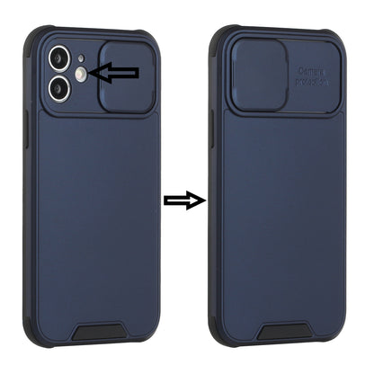 For Apple iPhone 11 (6.1") Heavy Duty Cases with Slide Camera Protection Slim Dual Layer Hard TPU Protective Shockproof Armor  Phone Case Cover