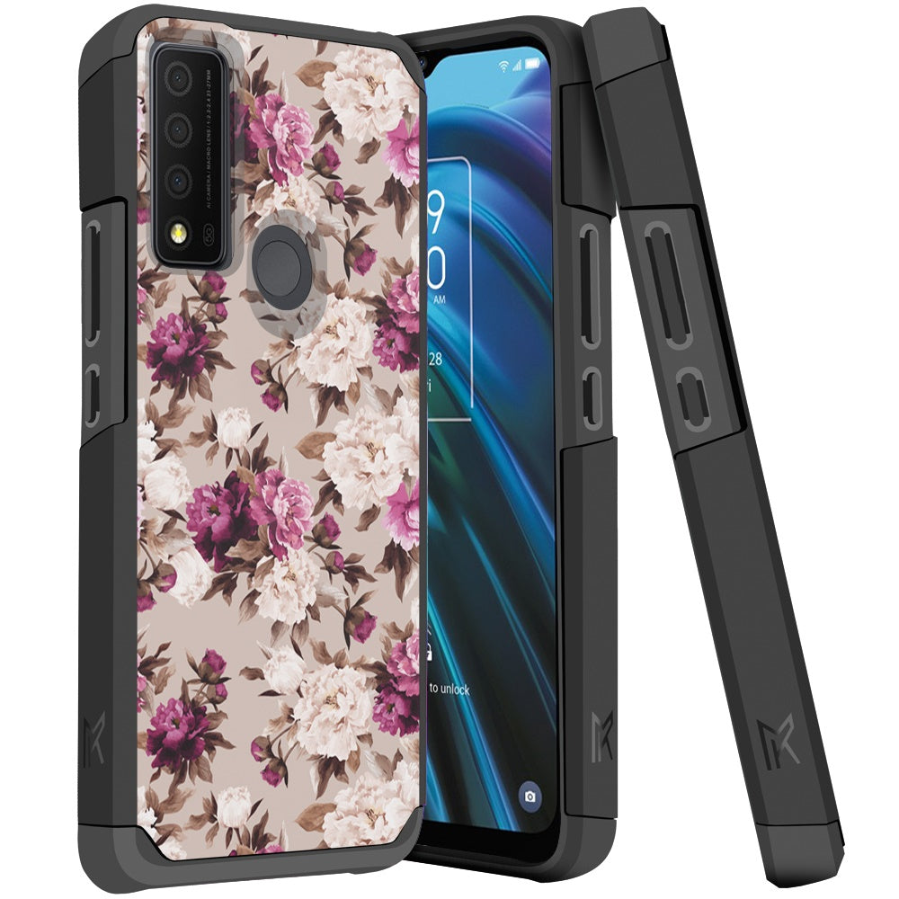 For TCL 30 XE 5G Graphic Design Pattern Slim Hard PC Soft TPU Silicone Protection Hybrid Shockproof Armor Rugged Bumper  Phone Case Cover