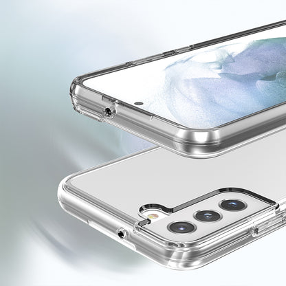 For Samsung Galaxy S23+ Plus Clear Full Transparency Thick Hybrid Hard PC Shell & Soft TPU Shock-Absorption Bumper Transparent Phone Case Cover