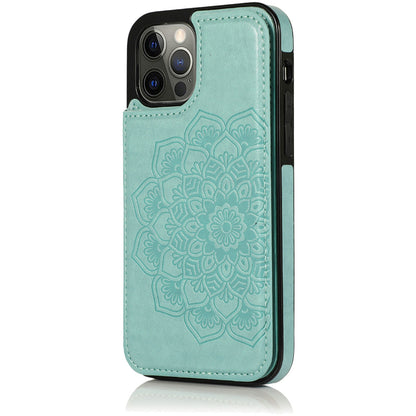 For Apple iPhone 11 Pro Max Wallet PU Leather [Two Magnetic Clasp] [Card Slots] Stand Durable Back Storage Flip  Phone Case Cover