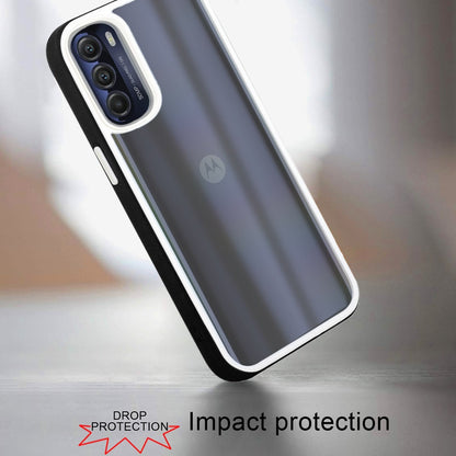 For Motorola Moto G Stylus 5G 2022 Hybrid Transparent Colored Frame Bumper Hard Back Shockproof Slim TPU Protective  Phone Case Cover