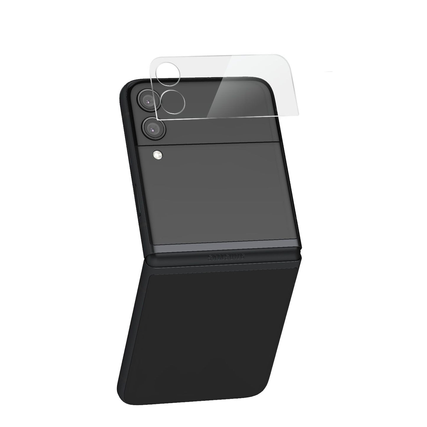 For Samsung Galaxy Z Flip 3 5G Camera Lens Protector HD Clear Tempered Glass Back Camera Protector, Case Friendly, Ultra-Thin, Easy Installation Clear Screen Protector