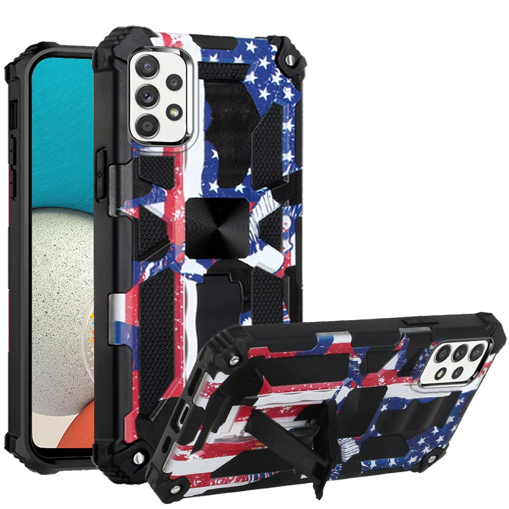 For Samsung Galaxy A53 5G Heavy Duty Stand Hybrid Shockproof [Military Grade] Rugged Protective with Built-in Kickstand  Phone Case Cover