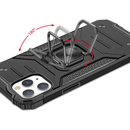 For Samsung Galaxy Z Fold 4 Armor Hybrid with Ring Holder Kickstand Shockproof TPU Heavy-Duty Rugged Dual Layer  Phone Case Cover