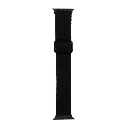 For Apple Watch Size 42/44/45mm Stretchy Nylon Solo Loop Bands Adjustable Braided Sport Elastics Women Men Strap for iWatch Series 7 6 5 4 3 2 1 SE  Phone Case Cover
