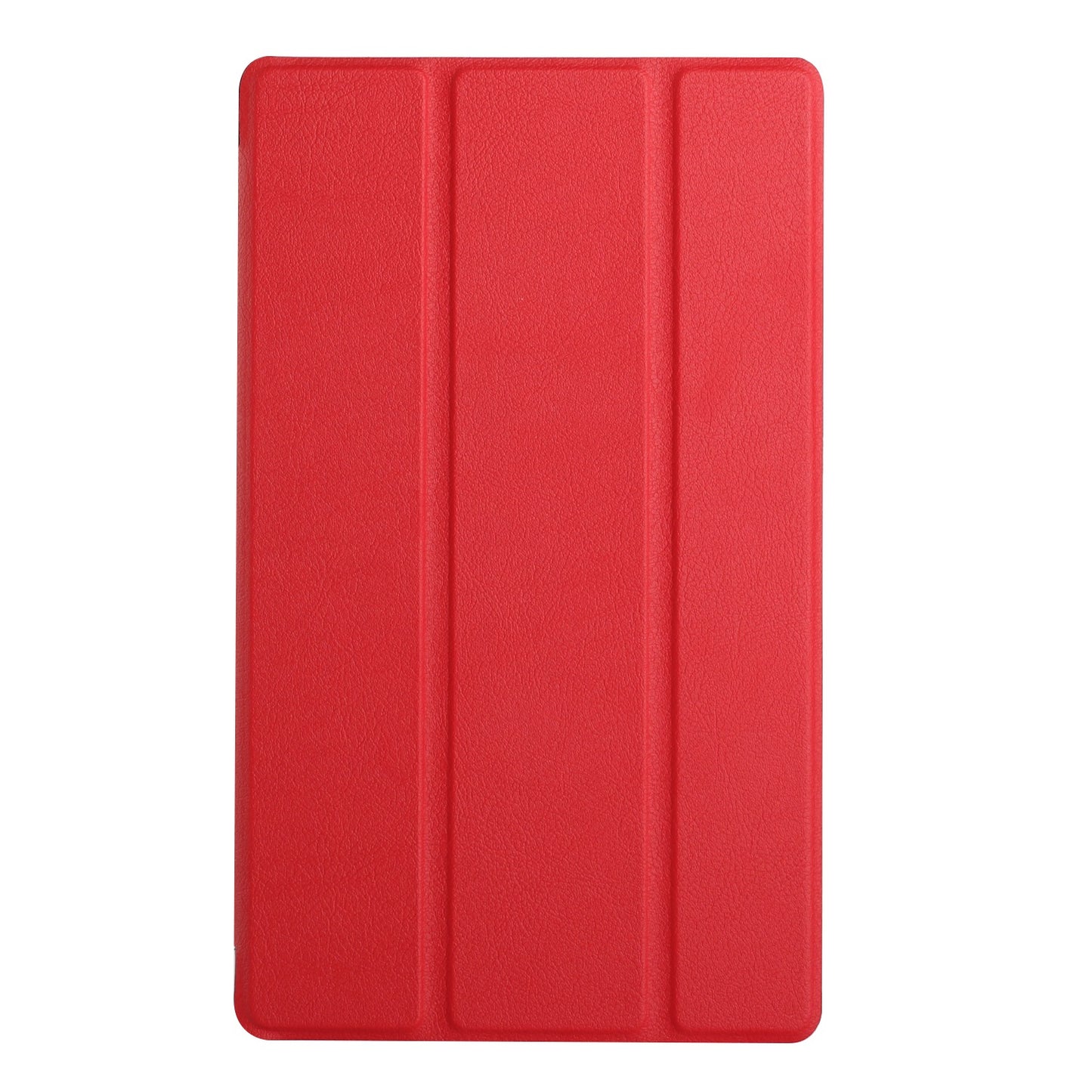 Case for Samsung Galaxy Tab A7 Lite (8.7 inch) Lightweight Trifold Stand Magnetic Closure PU Leather Hard Shell Folio Hybrid Protective Black Tablet Cover