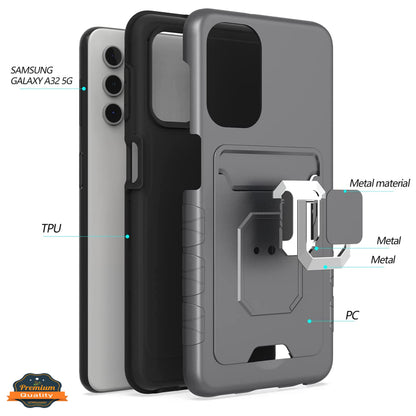 For Apple iPhone 14 Plus /Pro Max Wallet Credit Card Slot Holder with Ring Kickstand Magnetic Shockproof 2in1 Hybrid  Phone Case Cover