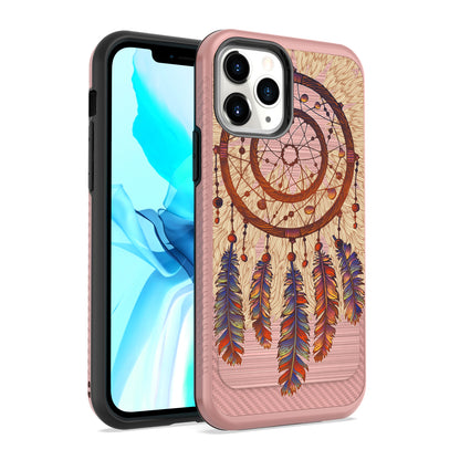 For Cricket Icon 2 Cute Design Printed Pattern Fashion Brushed Texture Shockproof Dual Layer Hybrid Slim Protective Had PC + TPU Rubber  Phone Case Cover
