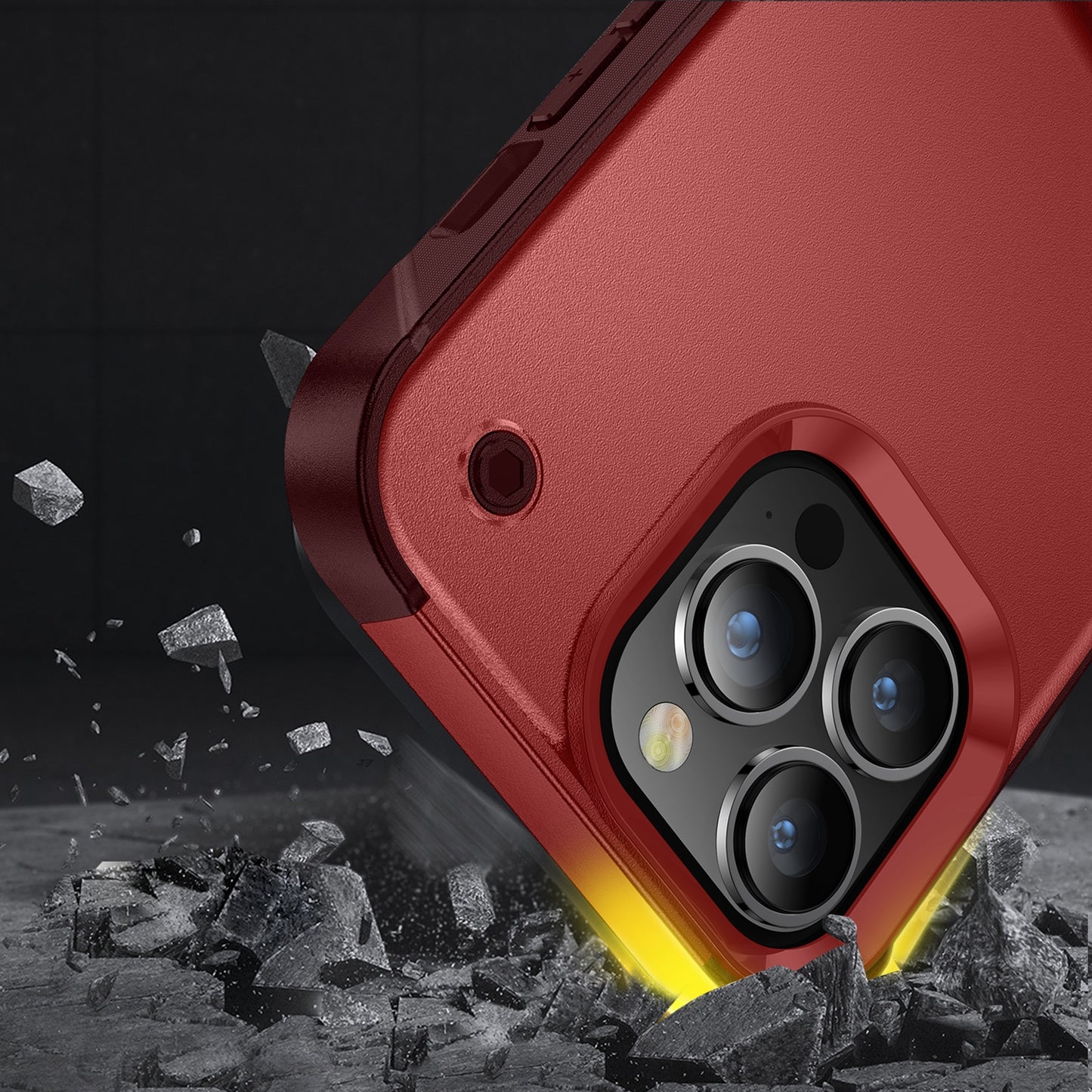 For Apple iPhone 14 /Plus Pro Max Hybrid Stand Military Grade Anti Drop Protection Built-in Kickstand Hard PC TPU  Phone Case Cover