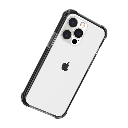 For Apple iPhone 11 (6.1") Slim Hybrid Transparent Rubber Gummy Gel Hard PC Silicone TPU Color Bumper Frame  Phone Case Cover