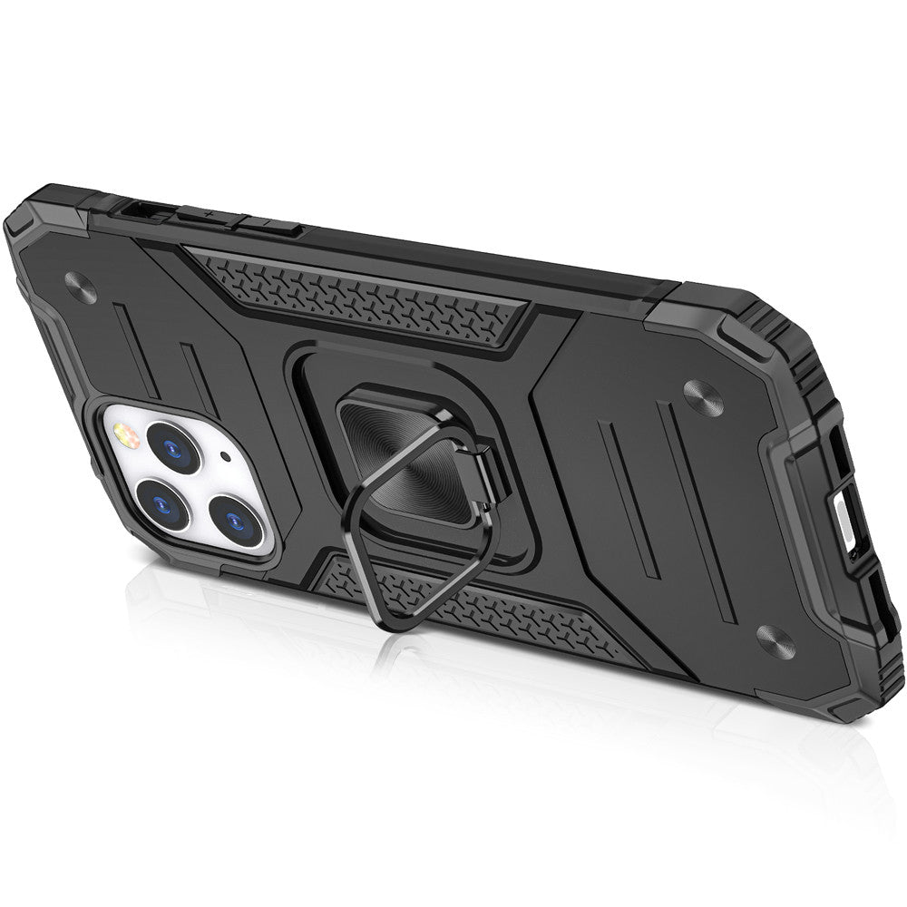 For Samsung Galaxy Z Fold 4 Armor Hybrid with Ring Holder Kickstand Shockproof TPU Heavy-Duty Rugged Dual Layer  Phone Case Cover