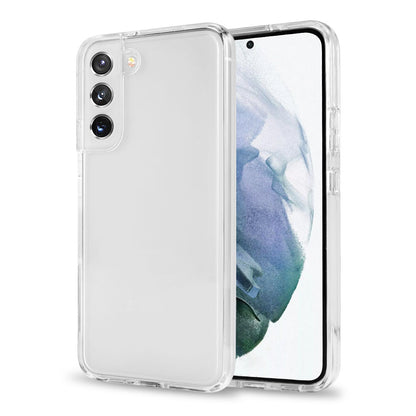 For Samsung Galaxy S23+ Plus Clear Full Transparency Thick Hybrid Hard PC Shell & Soft TPU Shock-Absorption Bumper Transparent Phone Case Cover