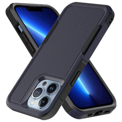 For Apple iPhone 13 Pro Max (6.7") Tough Hybrid Rugged Hard Shockproof Drop-Proof 3in1 Protection, Military Grade Design  Phone Case Cover