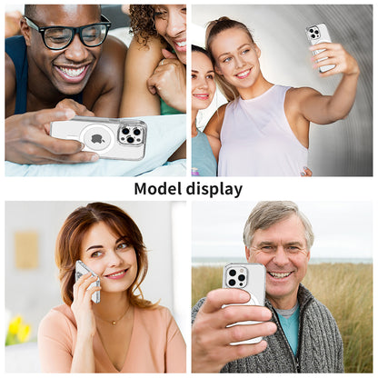 For Apple iPhone 14 /Pro Max Crystal Clear Hybrid Impact Protection Case with Magsafe Compatibility  Phone Case Cover