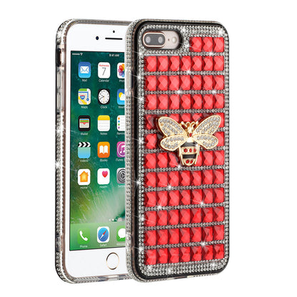 For Apple iPhone 8 Plus/7 Plus/6 Plus/6s Plus Fashion Luxury 3D Bling Diamonds Rhinestone Jeweled Ornament Shiny Crystal  Phone Case Cover