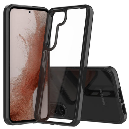 For Samsung Galaxy S23 /Plus /Ultra Hybrid Transparent Clear Acrylic Back Hard PC & TPU Protective Bumper Extra Shock-Absorb  Phone Case Cover