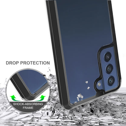 Samsung Galaxy S22 /Plus Ultra Hybrid Slim Crystal Clear Transparent Shock-Absorption Bumper with TPU + Hard PC Back Frame  Phone Case Cover