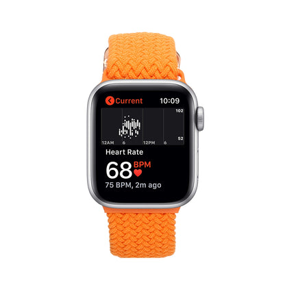 For Apple Watch Size 42/44/45mm Stretchy Nylon Solo Loop Bands Adjustable Braided Sport Elastics Women Men Strap for iWatch Series 7 6 5 4 3 2 1 SE  Phone Case Cover