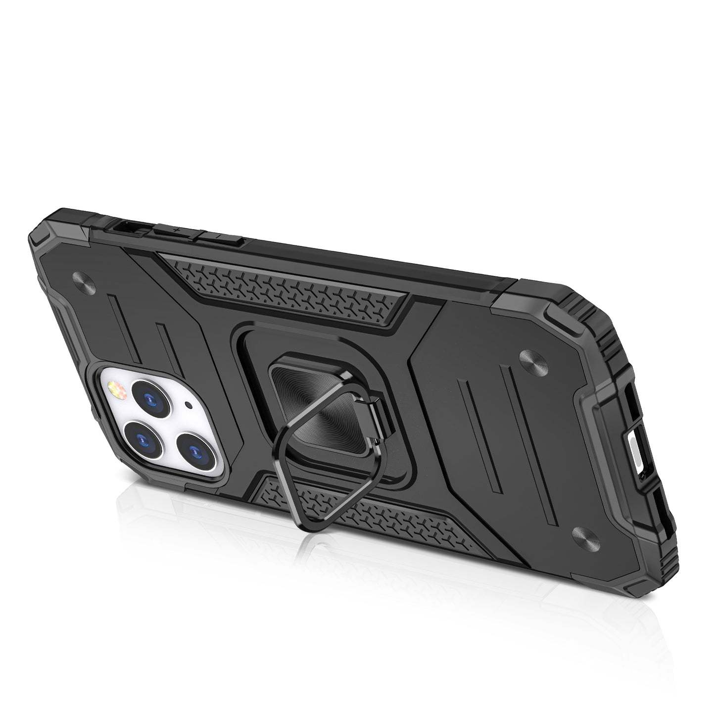 For Apple iPhone 14 Pro Max (6.7") Hybrid with Ring Holder Kickstand Shockproof Heavy-Duty Durable Rugged Dual Layer  Phone Case Cover