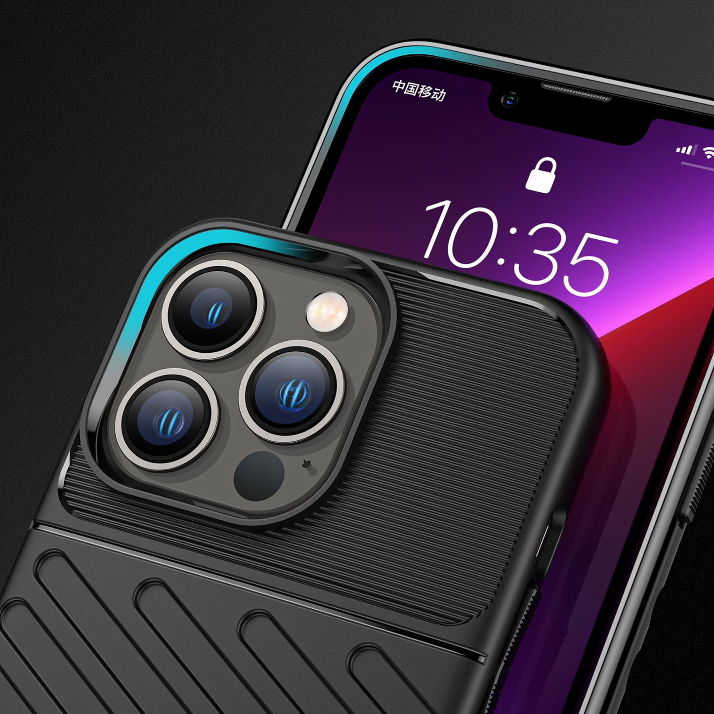 For Samsung Galaxy A33 5G Rugged Hybrid Hard Silicone Gel TPU Bumper Texture Shockproof Anti Slip Protective Stylish Slim  Phone Case Cover