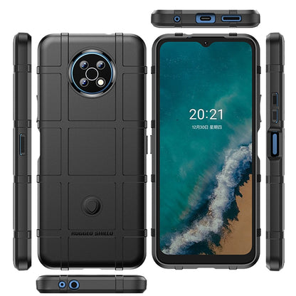 For Nokia G50 5G Rugged Shield Hybrid TPU Thick Solid Rough Armor Tactical Matte Grip Silicone Rubber Texture Protective  Phone Case Cover