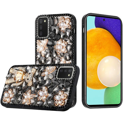 For OnePlus Nord N20 5G Bling Clear Crystal 3D Full Diamonds Luxury Sparkle Transparent Rhinestone Hybrid Protective  Phone Case Cover