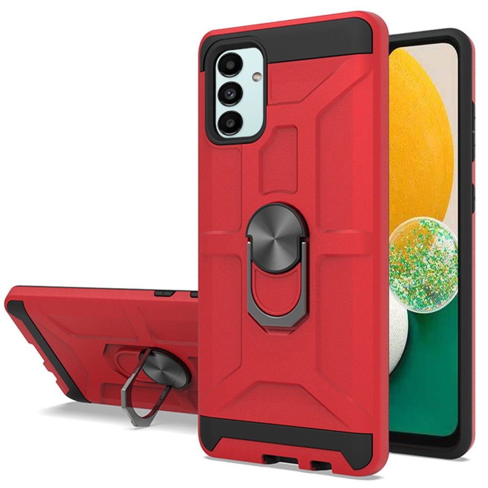 For Samsung Galaxy A13 5G Hybrid Stand Kickstand Ring Holder [360° Rotating] Armor Dual Layer Hard TPU Work with Magnetic Car Mount  Phone Case Cover