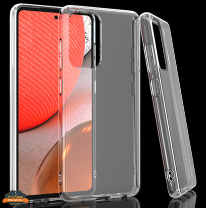 For TCL 20 XE Ultra Slim Thin Transparent Silicone Soft Skin Flexible TPU Gel Rubber Candy Gummy Protective Hybrid  Phone Case Cover