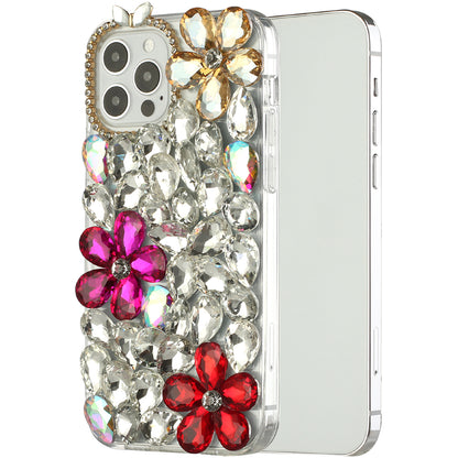 For Samsung Galaxy Z Fold 4 5G Bling Crystal 3D Full Diamond Luxury Sparkle Rhinestone Hybrid Protective  Phone Case Cover