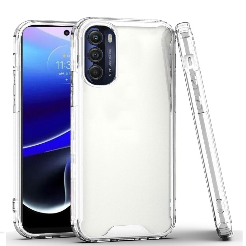 For Motorola Moto G Stylus 5G 2022 Colored Shockproof Transparent Hard PC Rubber TPU Hybrid Shell Thin Slim Protective  Phone Case Cover