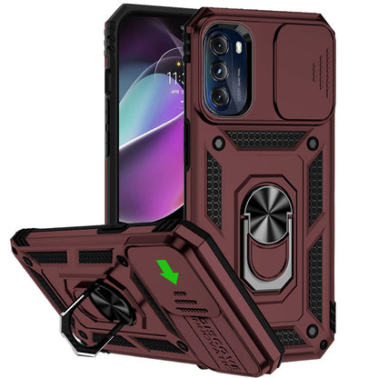For Apple iPhone 14 Plus (6.7") Case with Stand, Camera Lens Protection & 360° Rotate Ring Kickstand, Shockproof  Phone Case Cover