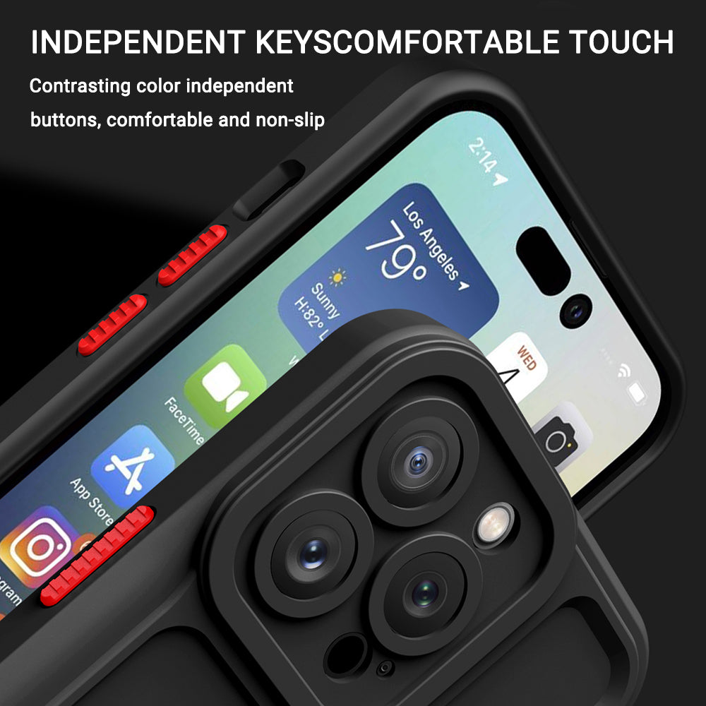 For Apple iPhone 14 /Plus Pro Max Hybrid Combo 2in1 with Secure Clip-on Holster, Kickstand & Camera Opening  Phone Case Cover