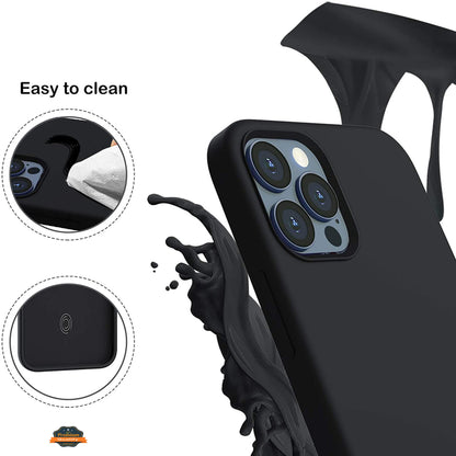 For Apple iPhone 13 /Pro Max Mini Slim Fit Hybrid Silicone Soft Gel Rubber TPU Full Body Protection Shockproof Protective  Phone Case Cover