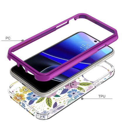 For Motorola Moto G Stylus 5G 2022 Beautiful Design Hybrid Triple Layer Armor Hard PC Rubber TPU Shockproof Frame  Phone Case Cover