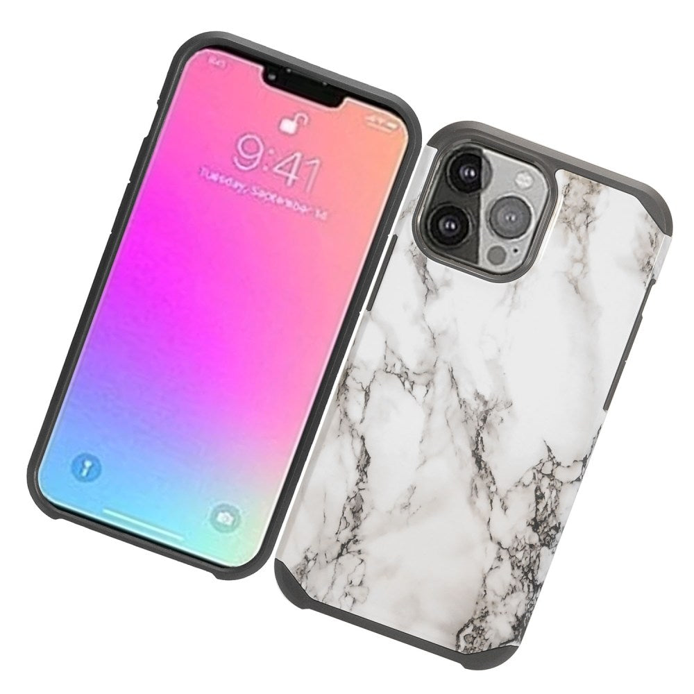 For Apple iPhone 13 /Pro Max Armor Dual Layer 2 in 1 Rubberized Hard Shell Shockproof TPU Silicone Hybrid Protection Ultra Slim  Phone Case Cover