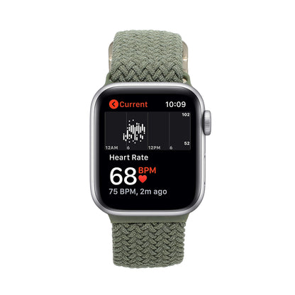 For Apple Watch Size 42/44/45mm Stretchy Nylon Solo Loop Bands Adjustable Braided Sport Elastics Women Men Strap for iWatch Series 7 6 5 4 3 2 1 SE  Phone Case Cover